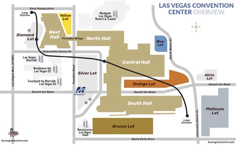 las vegas convention center map